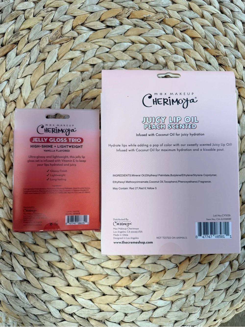 NIB Cherimoya (The Crème Shop) | 6-Piece Gloss & Lip Oil Gift Set